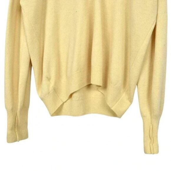 VIntage St. Bernard 100%  Lambswool Yellow Sweater Long Sleeve Size Large - Picture 5 of 14